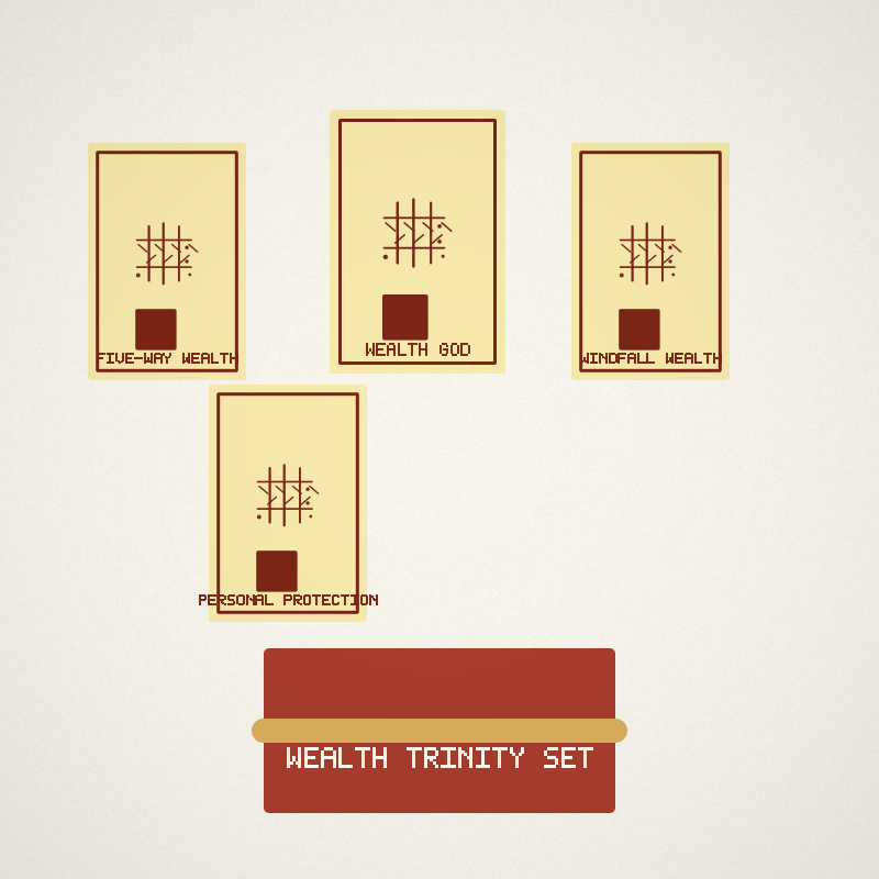 Wealth Trinity Set contents