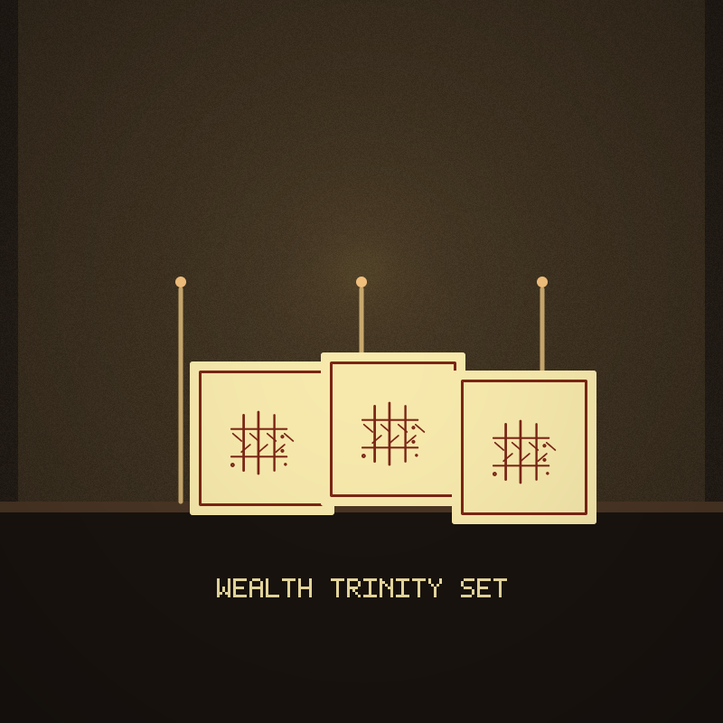 Wealth Trinity Set ritual