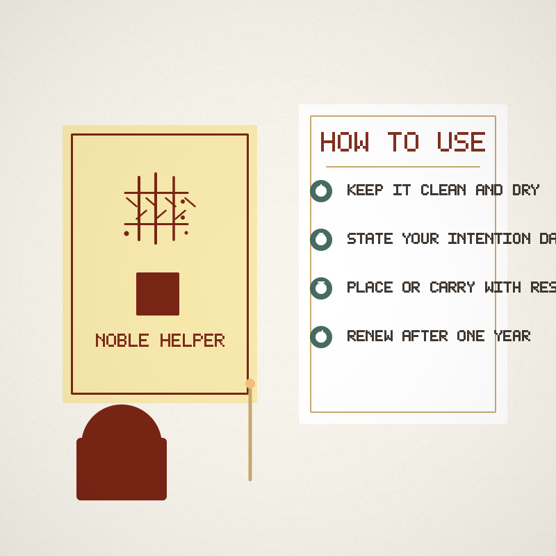 noble-helper Instructions view